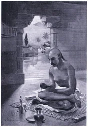 Kalidasa schreibt den 